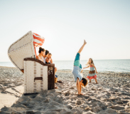 Familienausflug an den Dierhagener Strand_1 // Family trip to th
